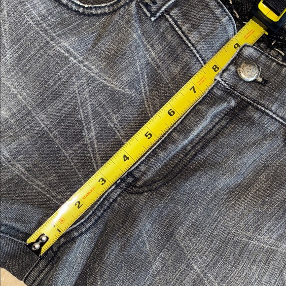 ELIE TAHARI black jeans, straight leg, intricate silver-toned hardware. 12 EUC - Picture 14 of 17